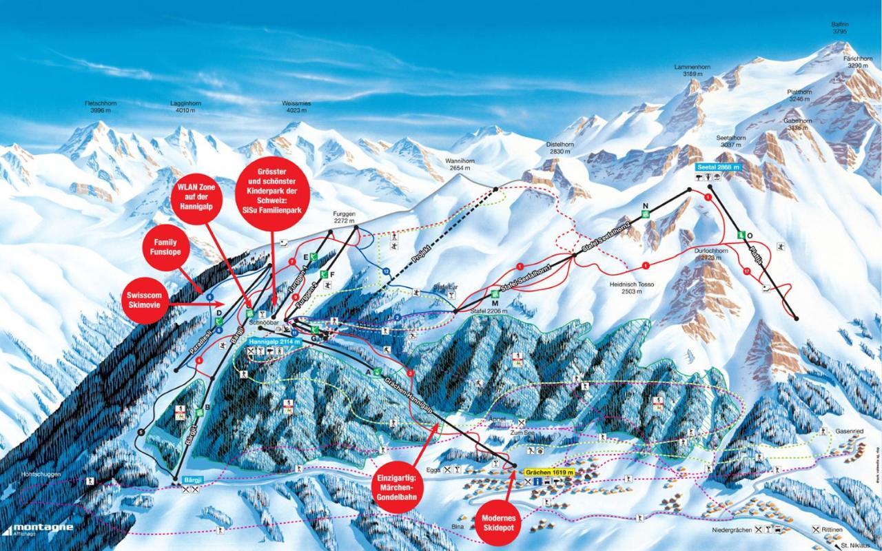 Chalet Sven & Marc Graechen, Niedergraechen Vallis سانكت نيكلاوس المظهر الخارجي الصورة